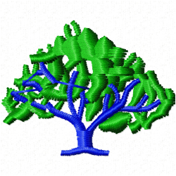 Flowers And Tree Embroidery Design 12 Flowers And Tree Embroidery Design 12